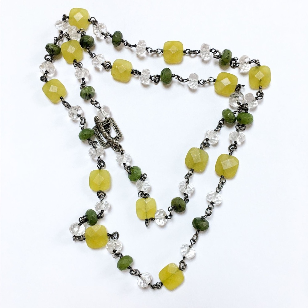 SILPADA 925 Olive Canadian Jade Necklace N1247